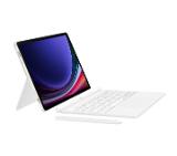 Samsung Tab S9/S9 FE Book Cover Keyboard White