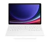 Samsung Tab S9/S9 FE Book Cover Keyboard White