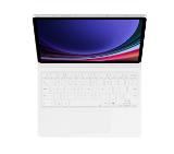 Samsung Tab S9/S9 FE Book Cover Keyboard White