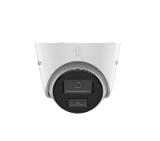 HikVision 4 MP Smart Hybrid Light Fixed Turret Network Camera, 2.8mm, IR, White Light up to 30m, 120 dB WDR, H.265+, IP67, built-in microphone, built-in memory card slot, support micro SDXC (512GB), 12Vdc/PoE 6.5W