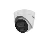 HikVision 4 MP Smart Hybrid Light Fixed Turret Network Camera, 2.8mm, IR, White Light up to 30m, 120 dB WDR, H.265+, IP67, built-in microphone, 12Vdc/PoE 6.5W