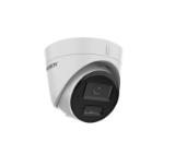 HikVision 4 MP Smart Hybrid Light Fixed Turret Network Camera, 2.8mm, IR, White Light up to 30m, 120 dB WDR, H.265+, IP67, built-in microphone, 12Vdc/PoE 6.5W