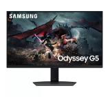 Samsung 27DG500 27" Odyssey G5, IPS, 180Hz, 1 ms GTG, 2560x1440, 350 cd/m2, DP, HDMI, Headphone Jack, Black