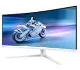 Philips 34M2C5501A, 34" Curved 1500R VA WLED, 3440x1440@180Hz, 1ms GtG, 0.3ms MPRT, 350cd m/2, 3000:1, Mega Infinity DCR, Adaptive Sync, FlickerFree, 5Wx2, Tilt, Height Adjust, Swivel, 2xHDMI, DP, USB hub