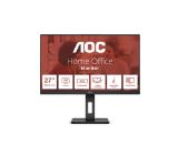 AOC 27E3QAF, 27" IPS WLED, 1920x1080@75Hz, 4ms GtG, 300cd m/2, 1000:1, 20M:1 DCR, Adaptive Sync, FlickerFree, Low Blue Light, 2Wx2, Tilt, Height Adjust, Pivot, Swivel, D-SUB, HDMI, DP