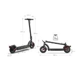 Sharp Electric Scooter, Range per charge: 40 km, LED Display, USB Charging Port, Bluetooth, IPX4 certification, Wheel size: 10", Dual brake systems, Mechanical bell, Max load: 120 kg, Black + Sharp SG-PH01EW-1P - WiFi Smart Plug