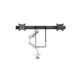 Neomounts Next One Desk Mount, double display crossbar (topfix clamp/grommet)