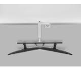 Neomounts Next One Desk Mount, double display crossbar (topfix clamp/grommet)