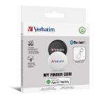 Verbatim MYFC-02BW My Finder Coin Bluetooth Item Finder 2 pack Black/White