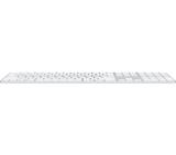 Apple Magic Keyboard (2024) w Touch ID and Numeric Keypad - International English - White Keys