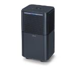 Beurer LE 150 Air Dehumidifier, up to 12 litre/day; rooms  30 m2 (72 m3); Laundry drying function; Removable tank: 2.0 l; Automatic mode; Night mode; Timer;  2 fan levels; Environmentally friendly refrigerant R290