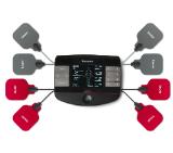 Beurer EM 89 Heat Digital TENS/EMS device with heat function; 4-in-1 function: TENS, EMS, massage, heat; 4 separately adjustable channels with 8 self-adhesive electrodes; 64 pre-programmed applications Safety switch-off