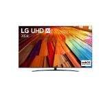 LG 86UT81003LA, 86" 4K UltraHD TV 4K (3840x 2160), DVB-T2/C/S2, webOS 24 Smart TV, ThinQ AI, Alpha 5 AI 4K Gen7, WiFi, HDR10 pro, HLG, ALLM/HGiG, AI Upscaling, AI Sound(Virtual 9.1.2 Up-mix), AirPlay, Quick Card, HDMI eARC, CI, LAN, USB, Bluetooth, Cresc