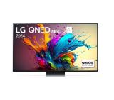 LG 86QNED91T3A, 86" 4K HDR Smart QNED TV MiniLED, 3840x2160, 100Hz, DVB-T2/C/S2, AI Alpha 8, HDR 10 PRO, webOS 24, ThinQ AI, WiFi, FreeSync Compatible, VRR, AI Upscaling, AI Sound Pro (Virtual 9.1.2 Up-mix), Bluetooth, Hdmi, Multi View, LAN, AirPlay2, Do