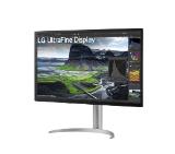 LG 32UQ850V-W, 31.5"  IPS, 5ms GtG, 2000:1, 400cd/m2, UHD 4K (3840 x 2160), FreeSync, HDR 10, DCI-P3 98%, USB Type-C (PD 90W), USB HUB, HDMI, DisplayPort, Height Adjustable, Swivel, Tilt, LG Calibration Studio, Speakers 5W x 2,  Black