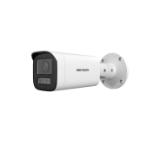 HikVision 2 MP Dual Light MD 2.0 Varifocal Bullet Network Camera, 2.8~12 mm motorized varifocal lens, F1.6, IR, White Light up to 50m, H.265+, IP67, built-in microphone, built-in memory card slot (up to 512GB), 12Vdc/PoE 12.9W