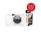 Canon instant camera printer  Zoemini S2 ZV223, Pearl White + Zink Paper ZP-203020S 20 Sheets (5 x 7.6 cm)