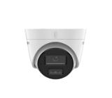 HikVision 2 MP Smart Hybrid Light Fixed Turret Network Camera, 2.8 mm, F1.6, IR, White Light up to 30m, H.265+, IP67, built-in microphone, built-in memory card slot ( up to 512GB), 12Vdc/PoE 6.5W