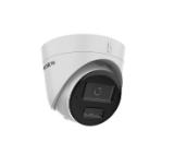 HikVision 2 MP Smart Hybrid Light Fixed Turret Network Camera, 2.8 mm, F1.6, IR, White Light up to 30m, H.265+, IP67, built-in microphone, built-in memory card slot ( up to 512GB), 12Vdc/PoE 6.5W