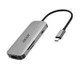 Acer 7in1 Type C dongle: 1 x HDMI, 3 x USB3.2, 1 x SD/TF, 1 x PD, Up to 5Gbps Data transmission speed