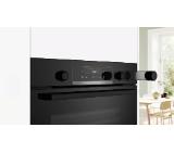 Bosch HRG532BB3 SER4, Combi-steam oven A+, AddSteam, EcoClean back+Hydro, 8 HM, full touch control, AutoPilot 15, SoftClose&SoftOpen, AirFry tray, black