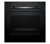 Bosch HBA554EB3 SER4, Oven A+, ecoClean full+Hydro, 7 HM, 1 lvl rails, Black