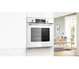 Bosch HBA534BW3 SER4, Oven A+, ecoClean back+Hydro, 7 HM, 1 lvl rail, White