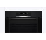 Bosch HBA372EB3 SER4, Oven A+, Pyro+Hydro, 7 HM, AutoPilot 10, 1 lvl rail, full touch control, red/white, Air Fry tray, black