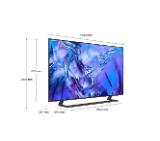 Samsung 50" 50DU8572 AI 4K UHD LED TV, SMART, 3xHDMI, 2xUSB, Wi-Fi 5, Bluetooth 5.2, Frameless, Black