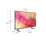 Samsung 55" 55DU7172 AI 4K UHD LED TV, SMART, 3xHDMI, 2xUSB, Black