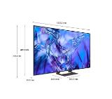 Samsung 55" 55DU8572 AI 4K UHD LED TV, SMART, 3xHDMI, 2xUSB, Wi-Fi 5, Bluetooth 5.2, Frameless, Black