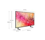 Samsung 75" 75DU7172 AI 4K UHD LED TV, SMART, 3xHDMI, 2xUSB, Black