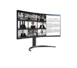 LG 34WR55QK-B 34" UltraWide AG , Curved 21:9 VA Panel, 5ms, 3000:1, 300 cd/m2, WQHD 3440x1440, HDR10, sRGB 99% , USB type-C 65W , 100Hz, HDMI, DisplayPort, PBP, Height Adjustable, Tilt, Reader Mode, Headphone Out, Black