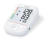 Beurer BM 38 upper arm blood pressure monitor, Inflation technology, Patented resting indicator, Cuff fit check, Arrhythmia detection, Risk indicator, Scan & Save, Cuff size 22 - 42sm, USB-C charging cable