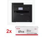 Canon i-SENSYS MF275dw Printer/Scanner/Copier/Fax + 2x Canon CRG-071 H