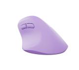 Natec Vertical Mouse Crake 2 Wireless, 2400DPI Bluetooth 5.2 + 2.4 GHz Pure Lavender