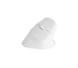 Natec Vertical Mouse Crake 2 Wireless, 2400DPI Bluetooth 5.2 + 2.4 GHz White