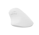 Natec Vertical Mouse Crake 2 Wireless, 2400DPI Bluetooth 5.2 + 2.4 GHz White