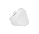 Natec Vertical Mouse Crake 2 Wireless, 2400DPI Bluetooth 5.2 + 2.4 GHz White