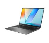 Asus Vivobook Flip TP3607SA-RJ004W,Intel Ultra 5  226V 16GB 2.1 GHz (8MB Cache, up to 4.5 GHz,)16.0 OLED WQXGA+(WQ+) 2880X1800 16:10 Bend+400nits(HDR) Glare , LPDDR5X 16GB ( onbd) 512 GB SSD, Windows 11, Matte Gray + Backpack