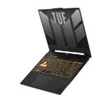 Asus TUF F15 FX507VI-LP063, Intel i7-13620H 2.4 GHz (24M Cache, up to 4.9 GHz), 15.6" FHD (1920x 1080 )16:9 144 Hz,16 GB DDR5, 1TB SSD M.2,RTX 4070 8 GB GDDR6, WiFi 6, RGB Illum. Kbd 1 zone, no OS, Mecha Gray