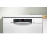 Bosch SMS46KW02E, SER4, Free-standing dishwasher, E, Polinox, 9,5l, 13ps, 6p/4o, 46dB(C), 3rd drawer, Rackmatic, white, w/o HC