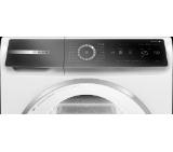 Bosch WQB245A7BY, SER8, Tumble dryer with heat pump 9kg, A+++ / B cond. 61dB, selfCleaning Condenser, drain set, Reverse tumble action, interior light, HC, White