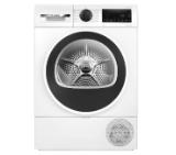 Bosch WQG24101BY, SER6,  Tumble dryer with heat pump 9kg, A++/D,  63dB EasyClean, drain set, white-blackgrey door