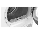 Bosch WQG24101BY, SER6,  Tumble dryer with heat pump 9kg, A++/D,  63dB EasyClean, drain set, white-blackgrey door