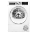 Bosch WQG24590BY, SER6, Tumble dryer with heat pump 9kg. A++/B,  64dB, selfCleaning Condenser, drain set, white