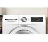 Bosch WQG245C0BY, SER6, Tumble dryer with heat pump 9kg, A+++/B,  61dB, selfCleaning Condenser, drain set, white