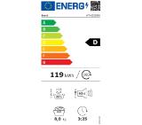 Bosch WTH85209BY, SER4, Tumble dryer with heat pump 8kg, D, 62dB EasyClean, drain set as acc. WTZ1110, white-blackgrey door