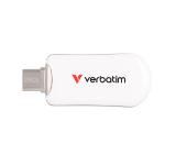 Verbatim Plectra USB-C Flash Drive White 256GB