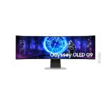 Samsung LS49DG950, 49" CURVED Odyssey G9 OLED, 1000R, 240Hz, 32:9, 5120 x 1440, 250 cd/m2, Display Port, HDMI, Micro HDMI, USB Hub, Silver